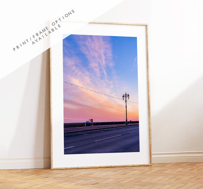 Southsea Sunsets - Photography Print - Portsmouth and Southsea Prints - Wall Art -  Frame and Canvas Options - Portrait