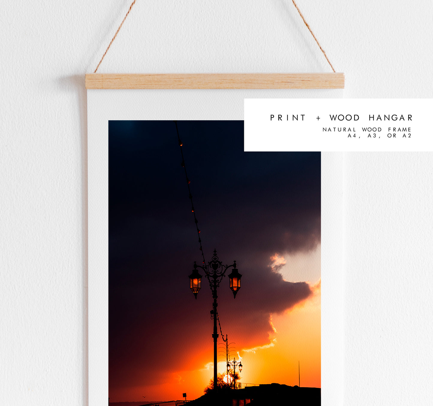 Southsea Sunsets - Photography Print - Portsmouth and Southsea Prints - Wall Art -  Frame and Canvas Options - Portrait