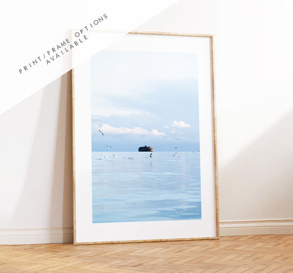 Spitbank Fort - Photography Print - Portsmouth and Southsea Prints - Wall Art -  Frame and Canvas Options - Portrait