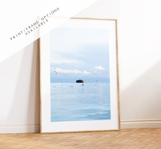 Spitbank Fort - Photography Print - Portsmouth and Southsea Prints - Wall Art -  Frame and Canvas Options - Portrait