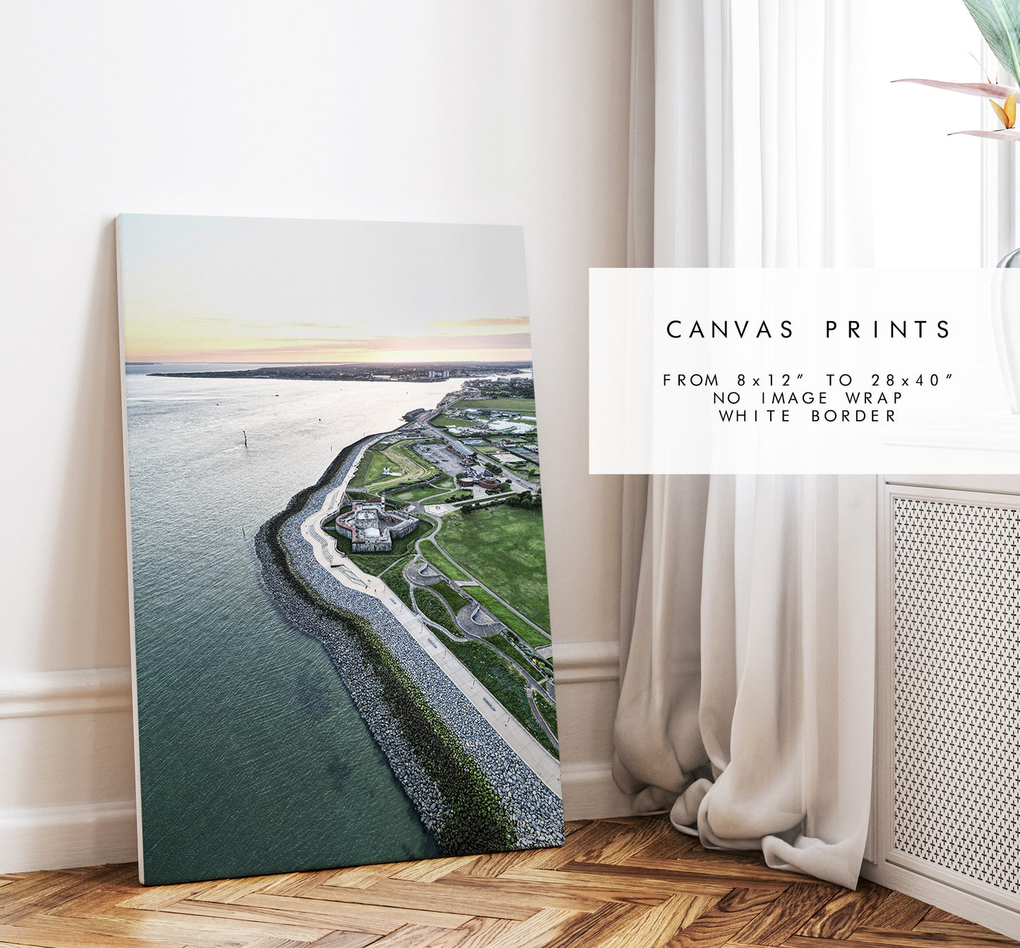 Southsea Castle - Photography Print - Portsmouth and Southsea Prints - Wall Art -  Frame and Canvas Options - Portrait - Aerial