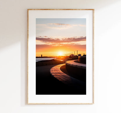 Southsea Seafront - Photography Print - Portsmouth and Southsea Prints - Wall Art -  Frame and Canvas Options - Portrait