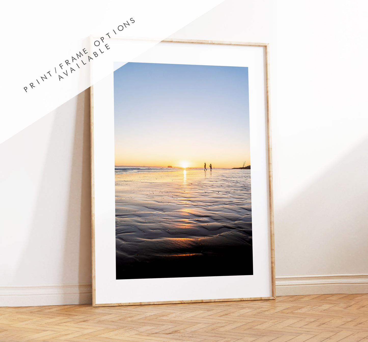 Southsea Beach - Photography Print - Portsmouth and Southsea Prints - Wall Art -  Frame and Canvas Options - Portrait