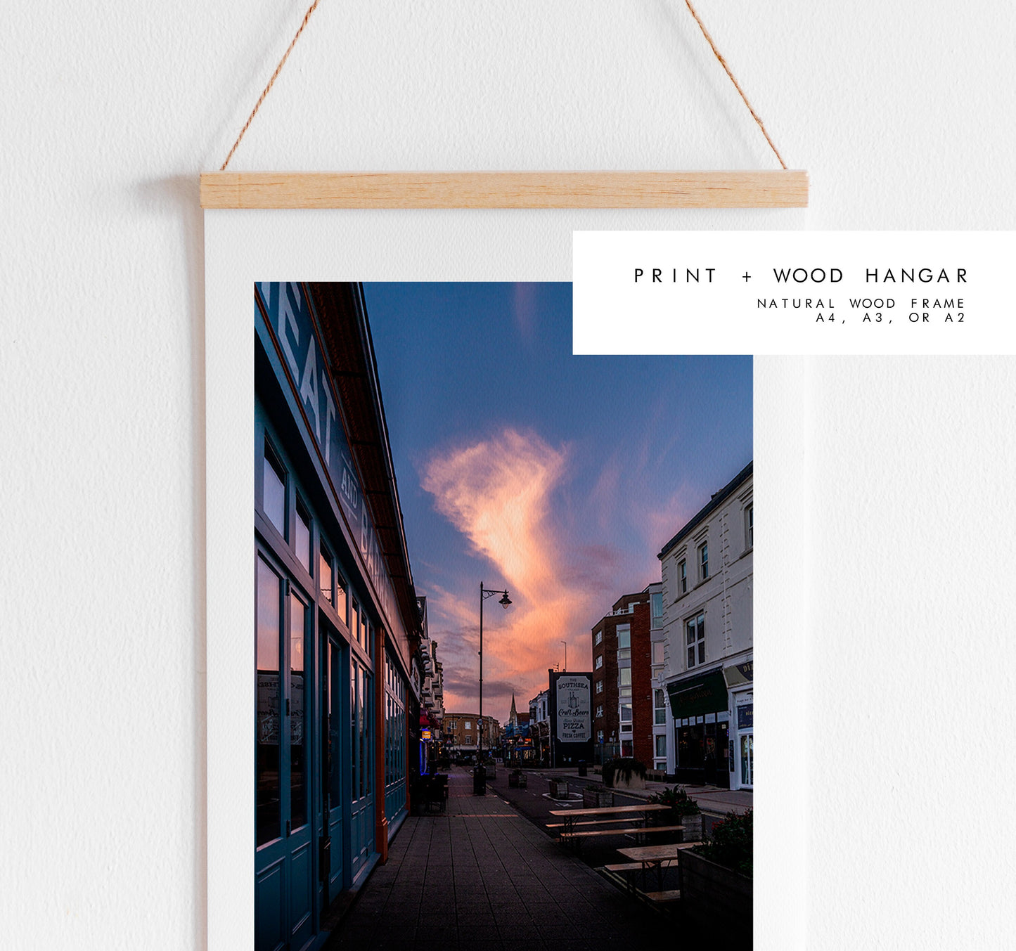 Palmerston Road - Photography Print - Portsmouth and Southsea Prints - Wall Art -  Frame and Canvas Options -  Portrait