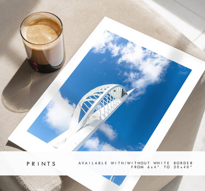 Spinnaker Tower - Photography Print - Portsmouth and Southsea Prints - Wall Art -  Frame and Canvas Options - Portrait