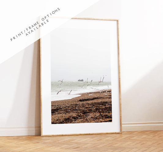 Spitbank Fort - Photography Print - Portsmouth and Southsea Prints - Wall Art -  Frame and Canvas Options - Portrait