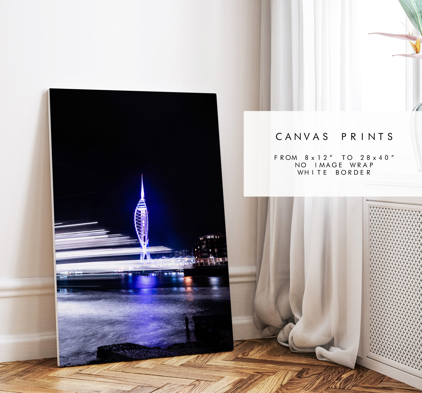 Spinnaker Tower - Photography Print - Portsmouth and Southsea Prints - Wall Art -  Frame and Canvas Options - Portrait