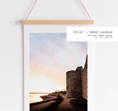 Portchester Castle - Photography Print - Portsmouth and Southsea Prints - Wall Art -  Frame and Canvas Options - Portrait