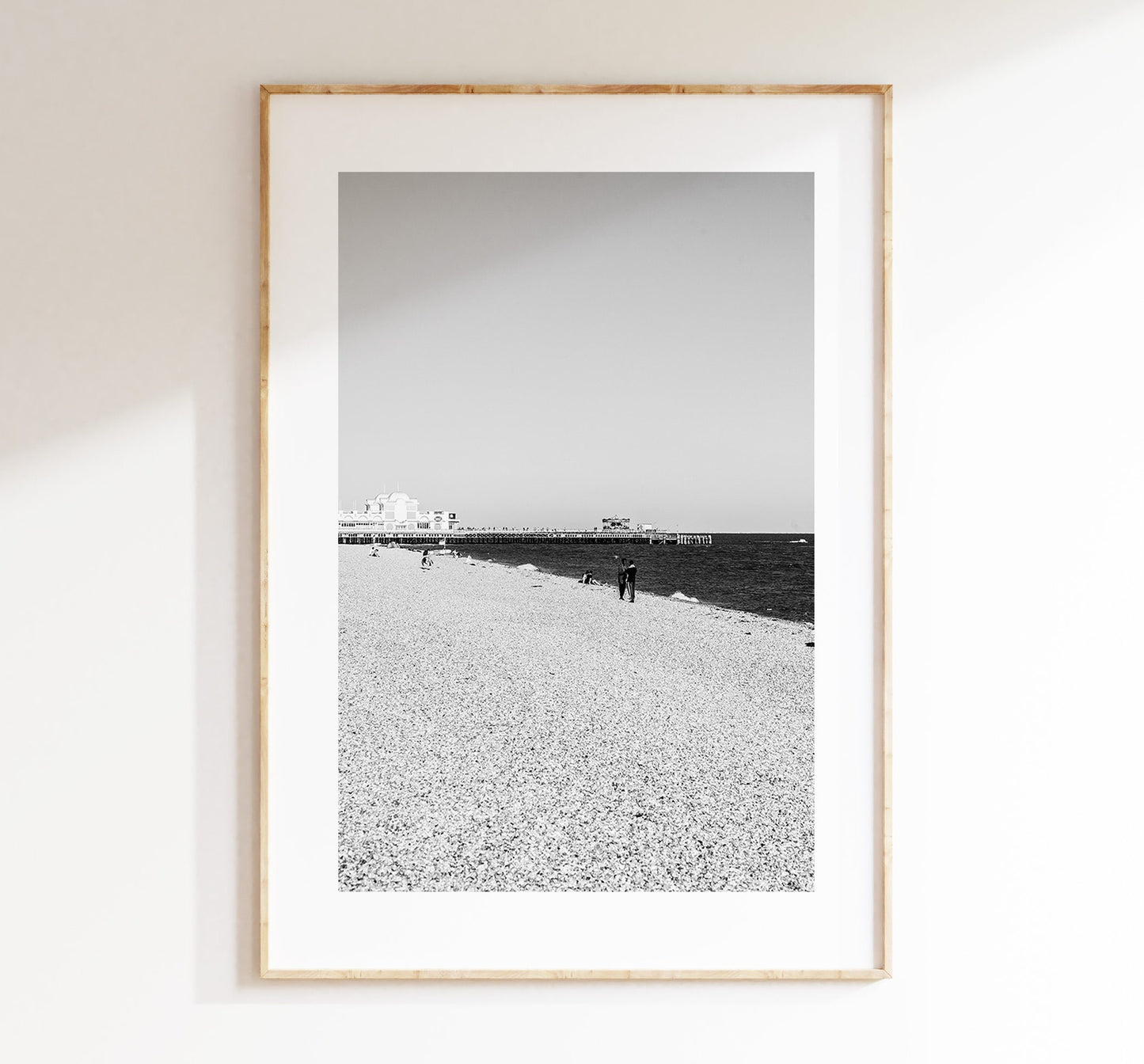 South Parade Pier - Photography Print - Portsmouth and Southsea Prints - Wall Art -  Frame and Canvas Options - Portrait - BW