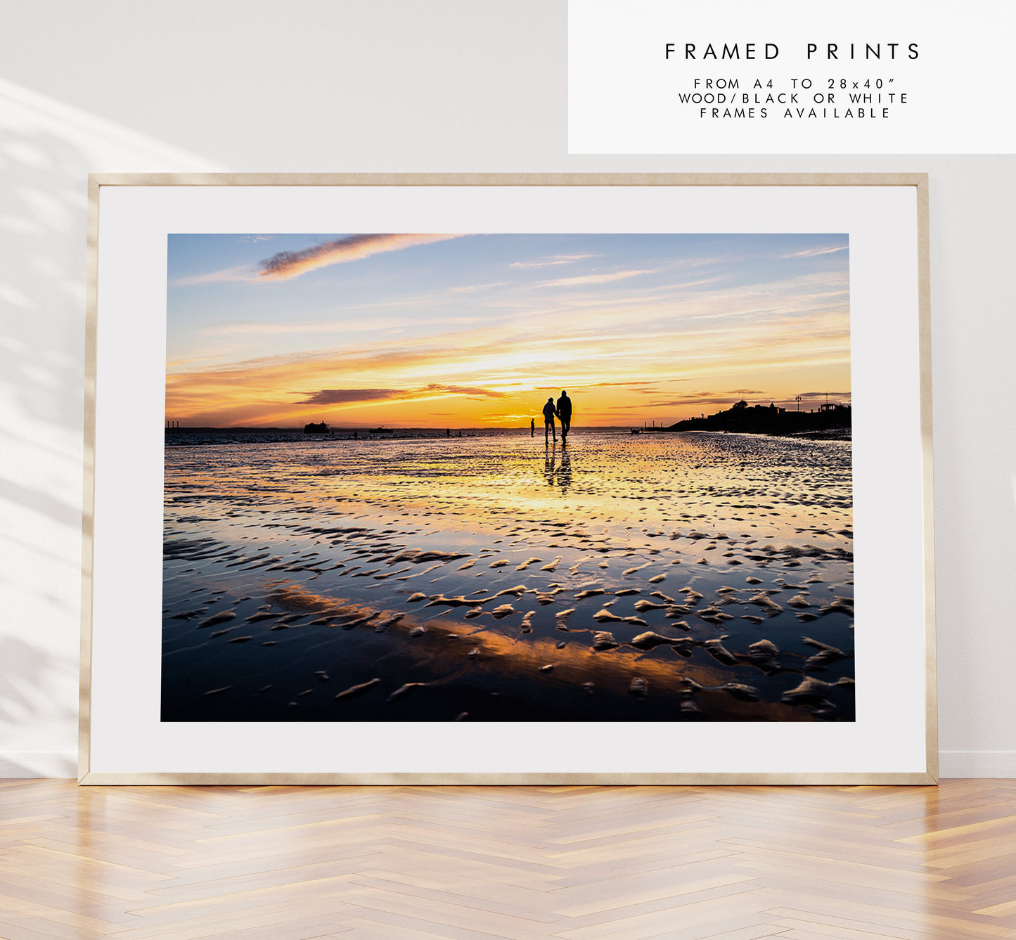 Southsea Beach - Photography Print - Portsmouth and Southsea Prints - Wall Art -  Frame and Canvas Options - Landscape