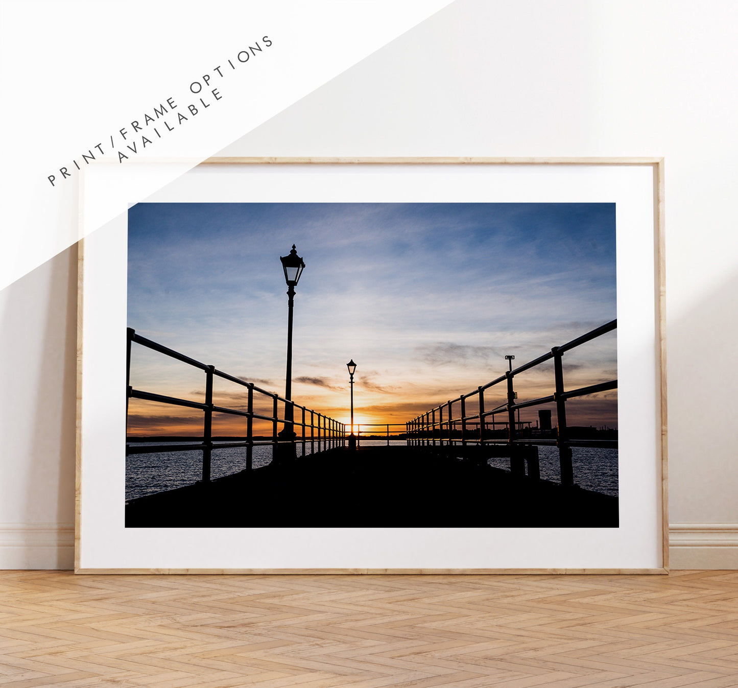 Hotwalls Pier - Photography Print - Portsmouth and Southsea Prints - Wall Art -  Frame and Canvas Options - Landscape