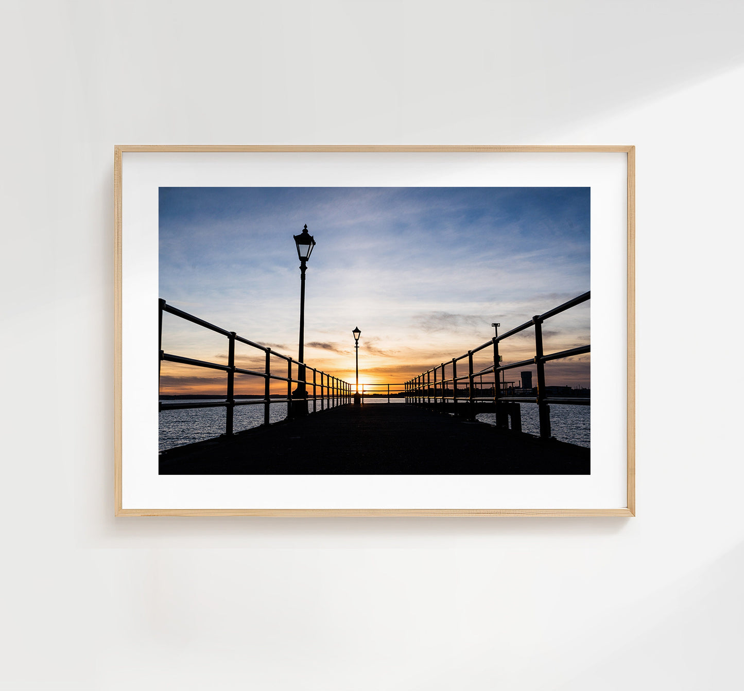 Hotwalls Pier - Photography Print - Portsmouth and Southsea Prints - Wall Art -  Frame and Canvas Options - Landscape