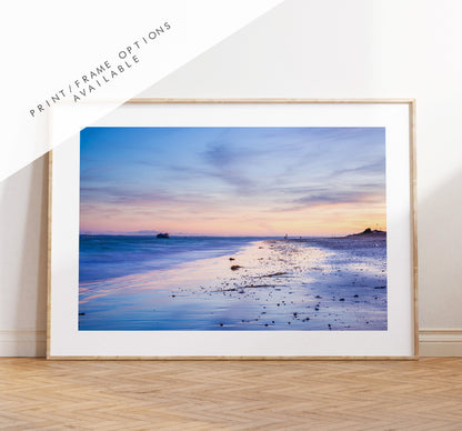 Southsea Beach - Photography Print - Portsmouth and Southsea Prints - Wall Art -  Frame and Canvas Options - Landscape