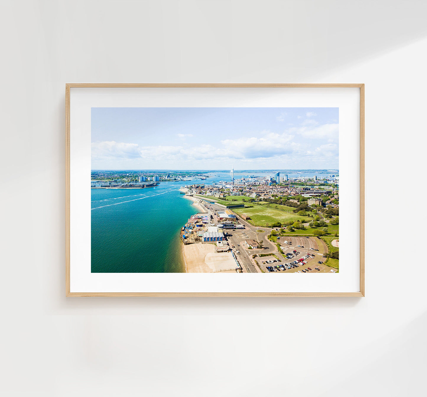 Portsmouth Print - Photography Print - Portsmouth and Southsea Prints - Wall Art -  Frame and Canvas Options - Landscape - Aerial