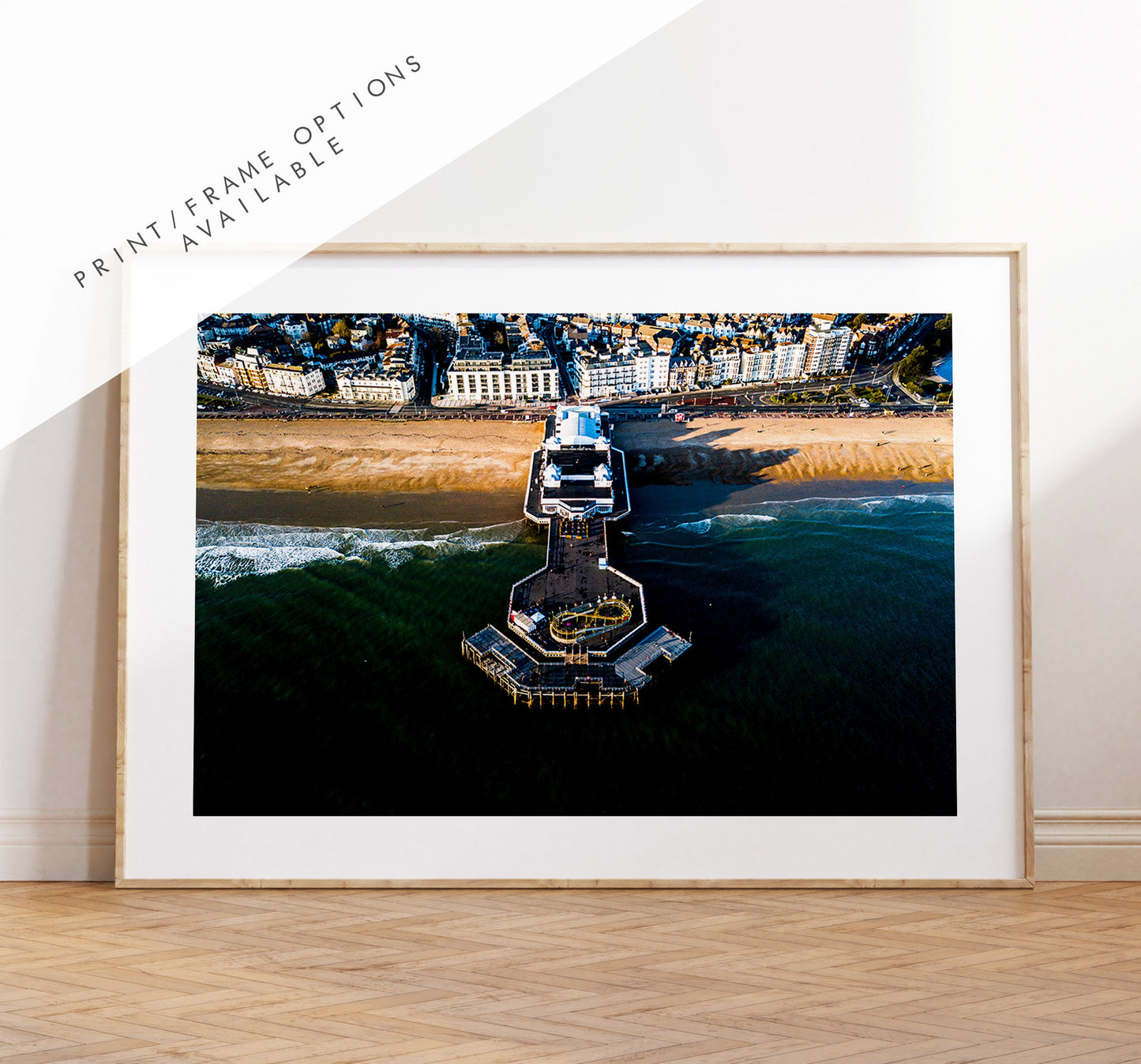 South Parade Pier - Photography Print - Portsmouth and Southsea Prints - Wall Art -  Frame and Canvas Options - Landscape - Aerial