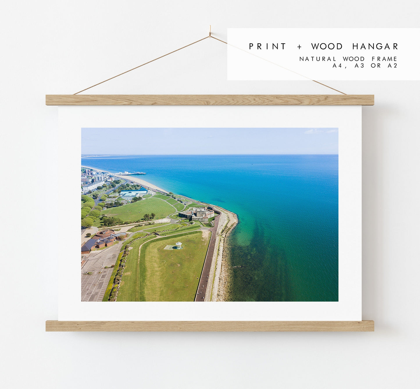 Southsea Seafront - Photography Print - Portsmouth and Southsea Prints - Wall Art -  Frame and Canvas Options - Landscape - Aerial