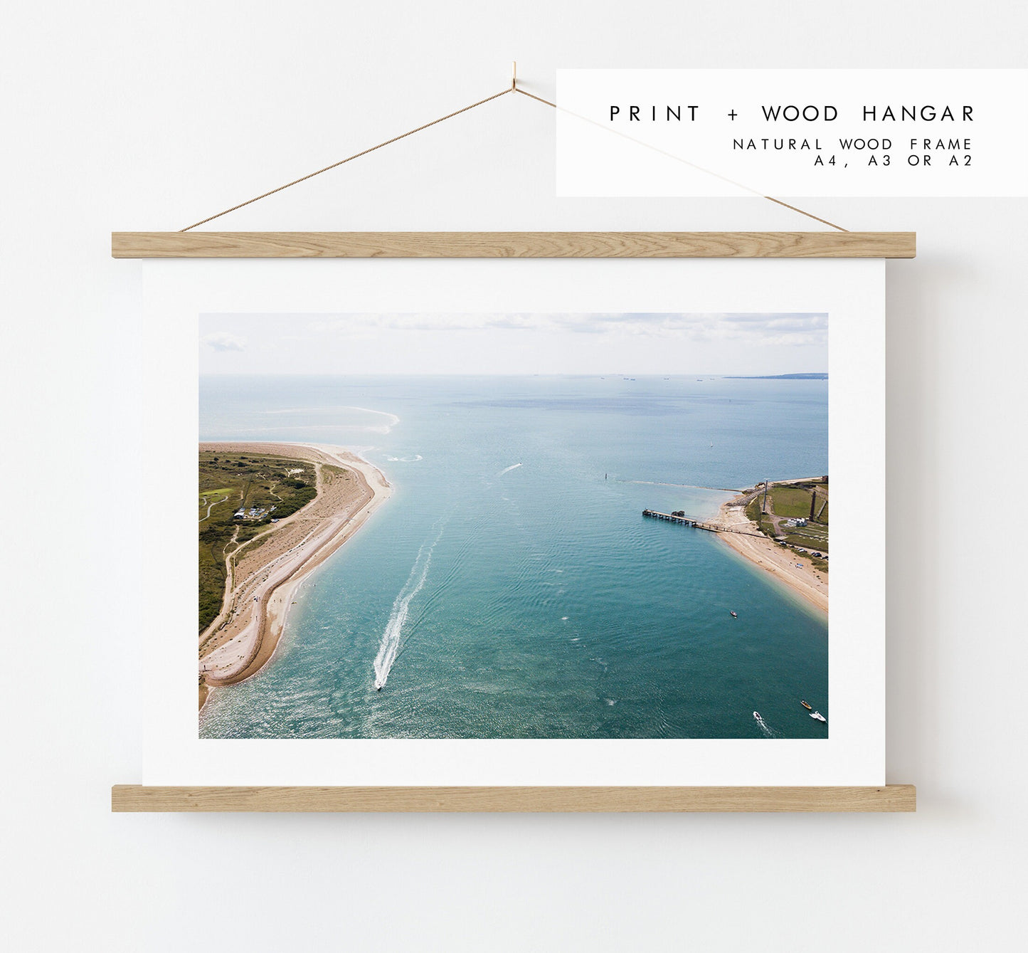 Langstone Harbour - Photography Print - Portsmouth and Southsea Prints - Wall Art -  Frame and Canvas Options - Landscape - Aerial