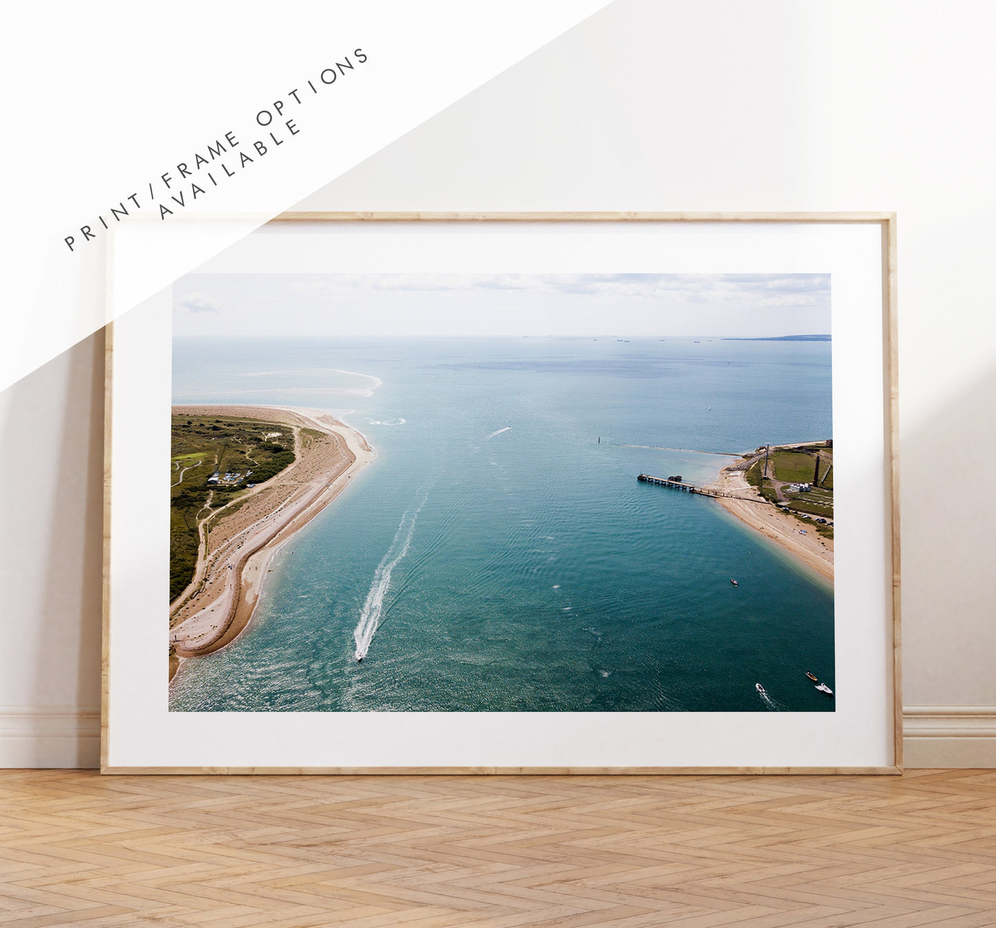 Langstone Harbour - Photography Print - Portsmouth and Southsea Prints - Wall Art -  Frame and Canvas Options - Landscape - Aerial