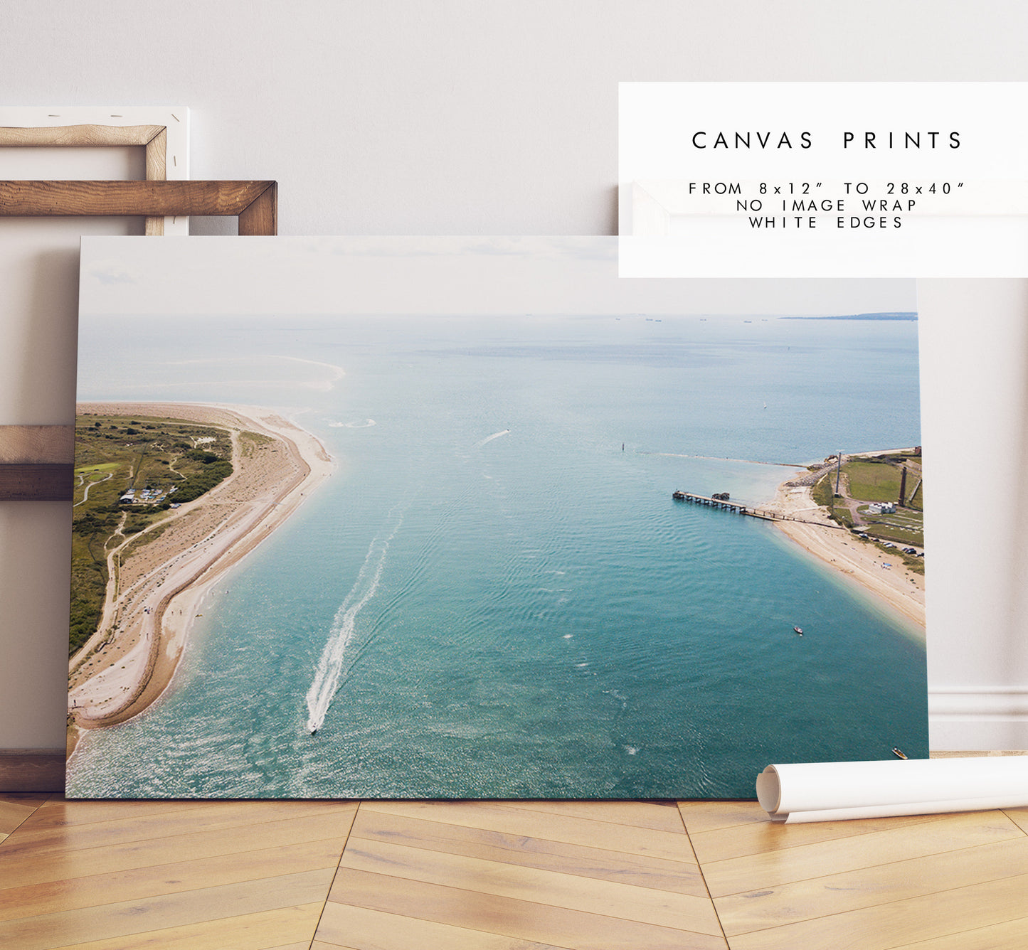 Langstone Harbour - Photography Print - Portsmouth and Southsea Prints - Wall Art -  Frame and Canvas Options - Landscape - Aerial