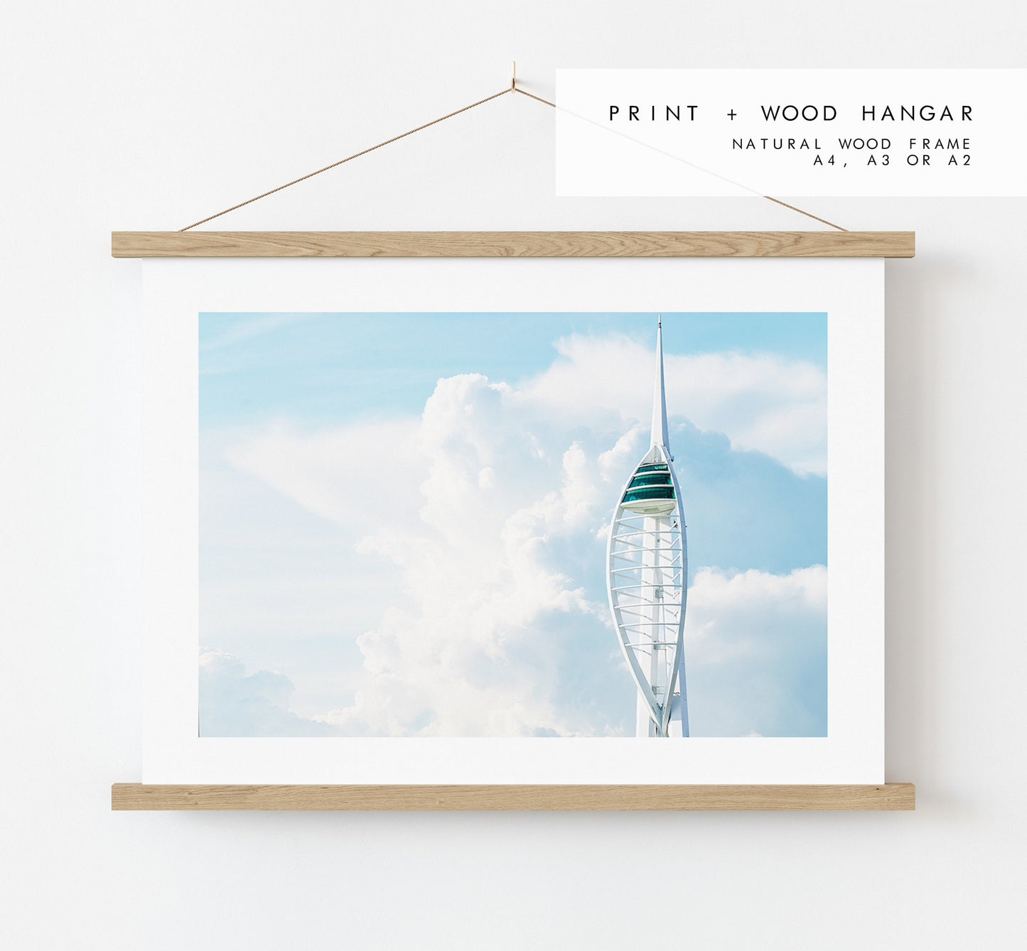 Spinnaker Tower - Photography Print - Portsmouth and Southsea Prints - Wall Art -  Frame and Canvas Options - Landscape