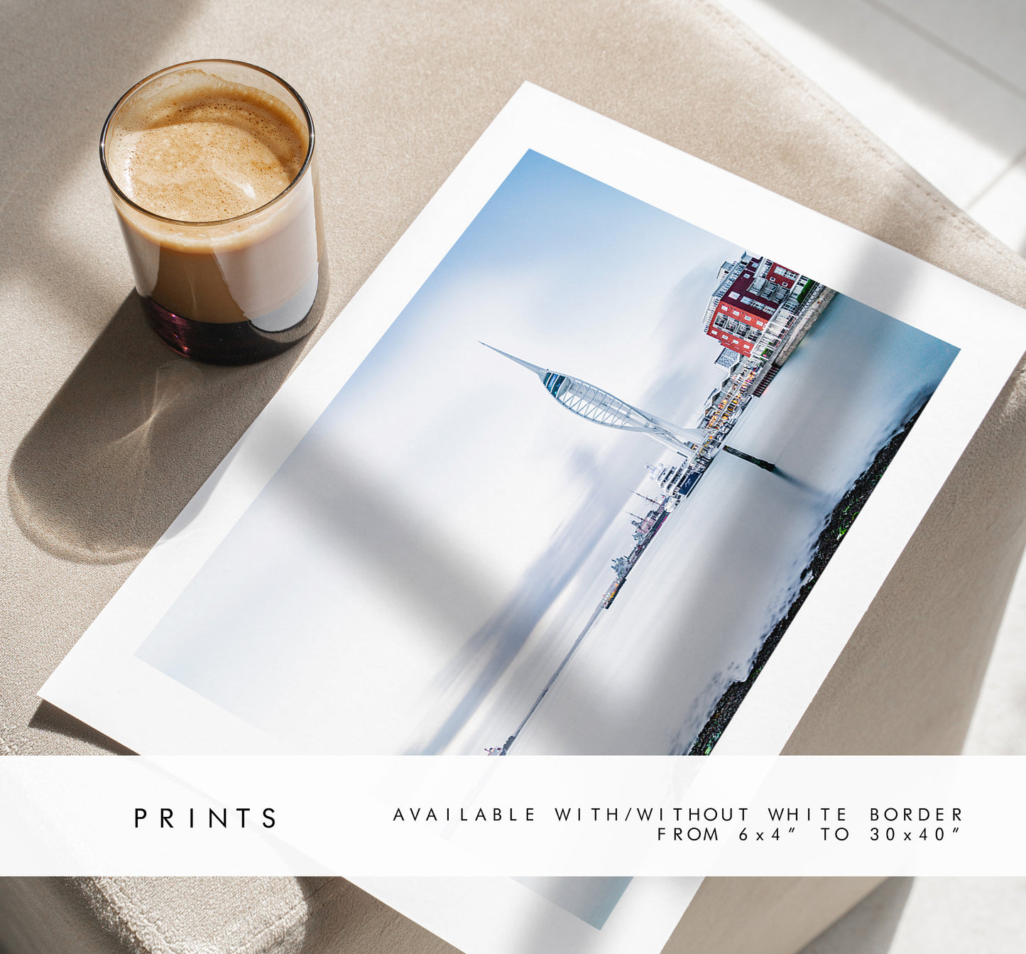 Spinnaker Tower - Photography Print - Portsmouth and Southsea Prints - Wall Art -  Frame and Canvas Options - Landscape