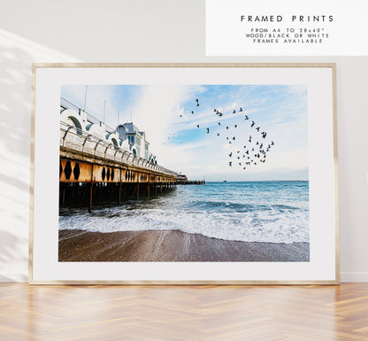 South Parade Pier - Photography Print - Portsmouth and Southsea Prints - Wall Art -  Frame and Canvas Options - Landscape