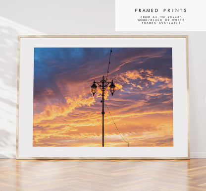 Southsea Sunsets - Photography Print - Portsmouth and Southsea Prints - Wall Art -  Frame and Canvas Options - Landscape