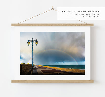 Southsea Rainbow - Photography Print - Portsmouth and Southsea Prints - Wall Art -  Frame and Canvas Options - Landscape