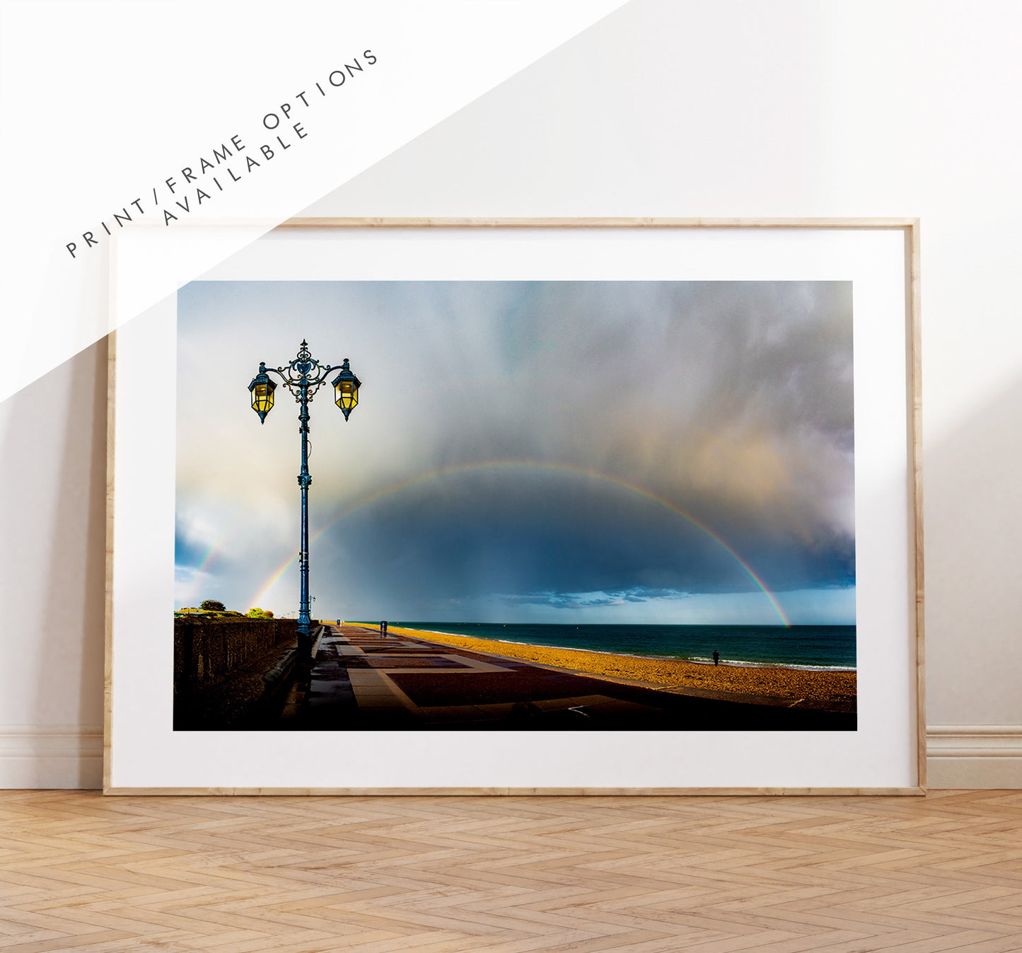 Southsea Rainbow - Photography Print - Portsmouth and Southsea Prints - Wall Art -  Frame and Canvas Options - Landscape