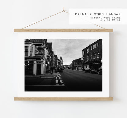 Albert Road - Photography Print - Portsmouth and Southsea Prints - Wall Art -  Frame and Canvas Options - Landscape - BW