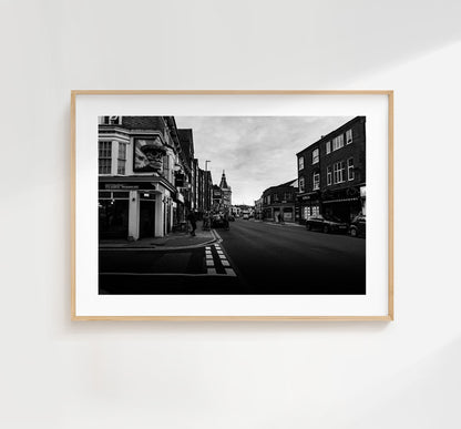 Albert Road - Photography Print - Portsmouth and Southsea Prints - Wall Art -  Frame and Canvas Options - Landscape - BW