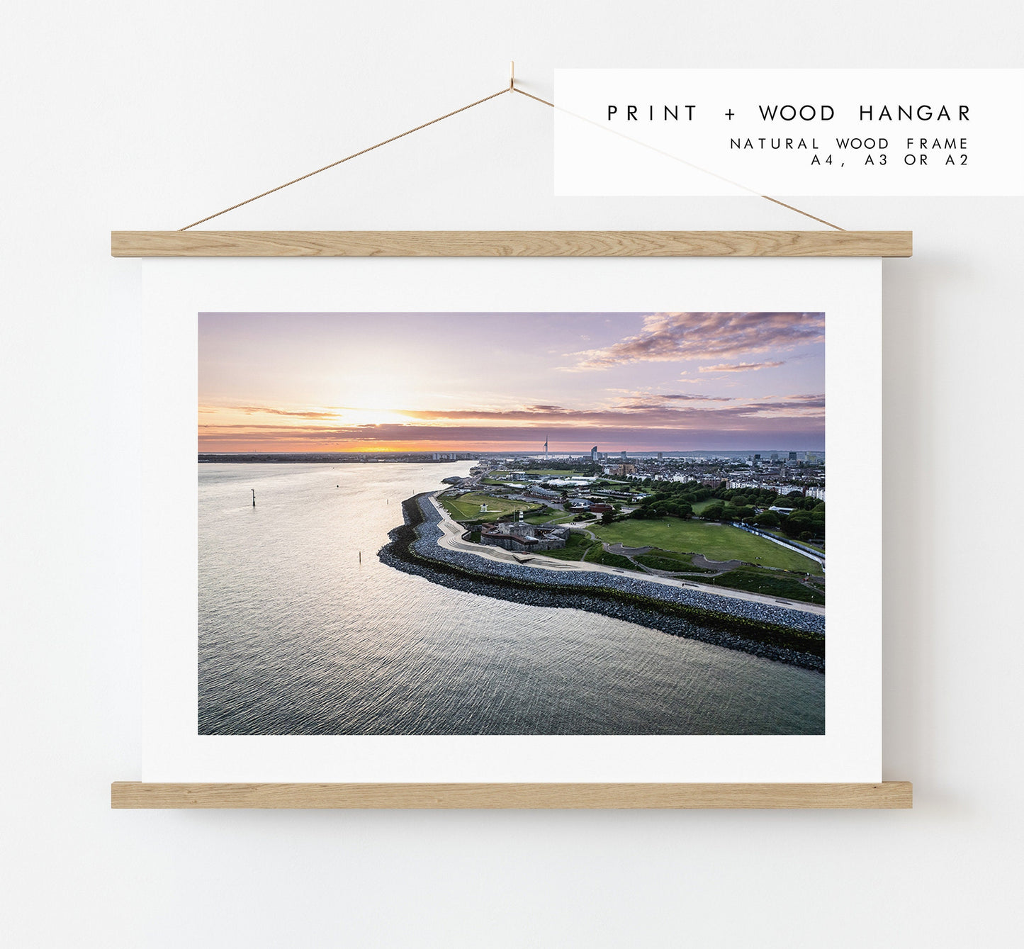 Southsea Seafront - Photography Print - Portsmouth and Southsea Prints - Wall Art -  Frame and Canvas Options - Landscape - Aerial