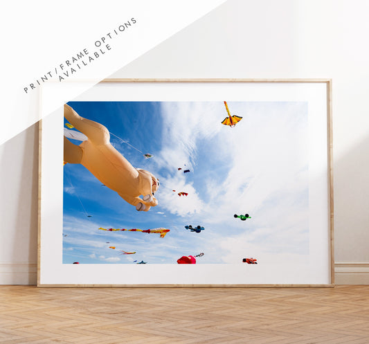 Southsea Kite Festival - Photography Print - Portsmouth and Southsea Prints - Wall Art -  Frame and Canvas Options - Landscape