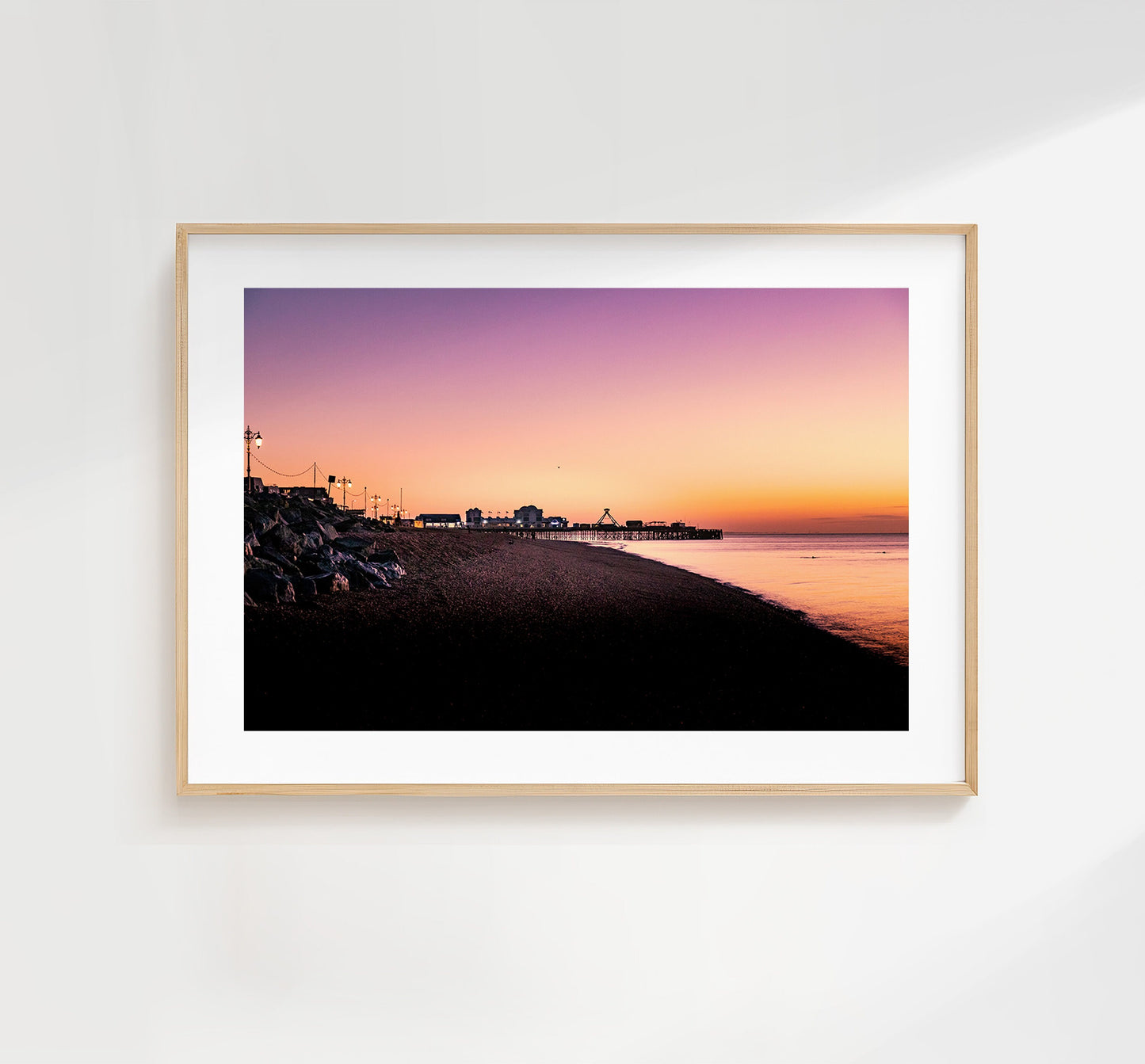 Southsea Sunrise - Photography Print - Portsmouth and Southsea Prints - Wall Art -  Frame and Canvas Options -  Landscape