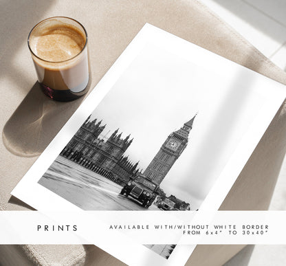 London Black and White Print - London Photography Print - Fine Art Photography - London Print - Poster - Wall Art - Black and White