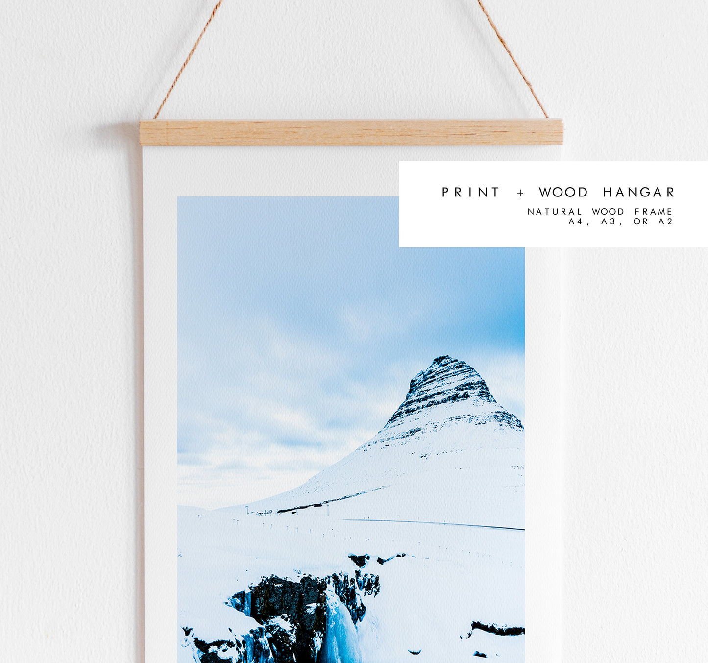 Kirkjufell Print - Iceland Photography Print - Iceland Wall Art - Iceland Poster - Snaefellsnes - Icelandic Mountain - Iceland Mountains