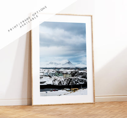 Stykkisholmur - Iceland Photography Print - Iceland Wall Art - Iceland Poster - Icelandic Houses - Contemporary - Snaefellsness - Northern