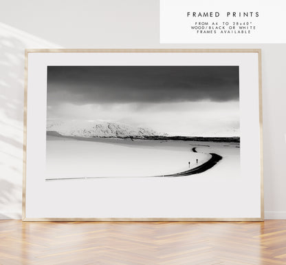 Thingvellir National Park - Iceland Photography Print - Iceland Wall Art - Iceland Poster - Black and White Photography - Landscape Wall Art