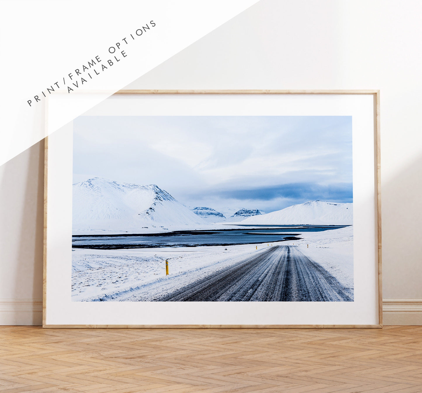 Iceland Winter Landscape Print - Iceland Photography Print - Iceland Wall Art - Iceland Poster - Landscape - Iceland Prints - Icelandic Art