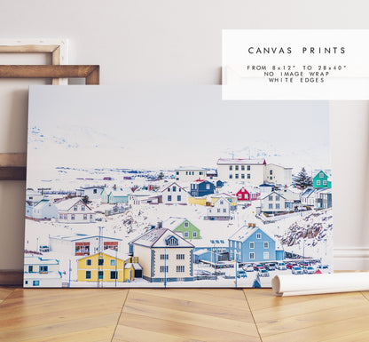 Icelandic Architecture - Iceland Photography Print - Iceland Wall Art - Iceland Poster - Landscape - Architecture - Houses - Stykkishólmur