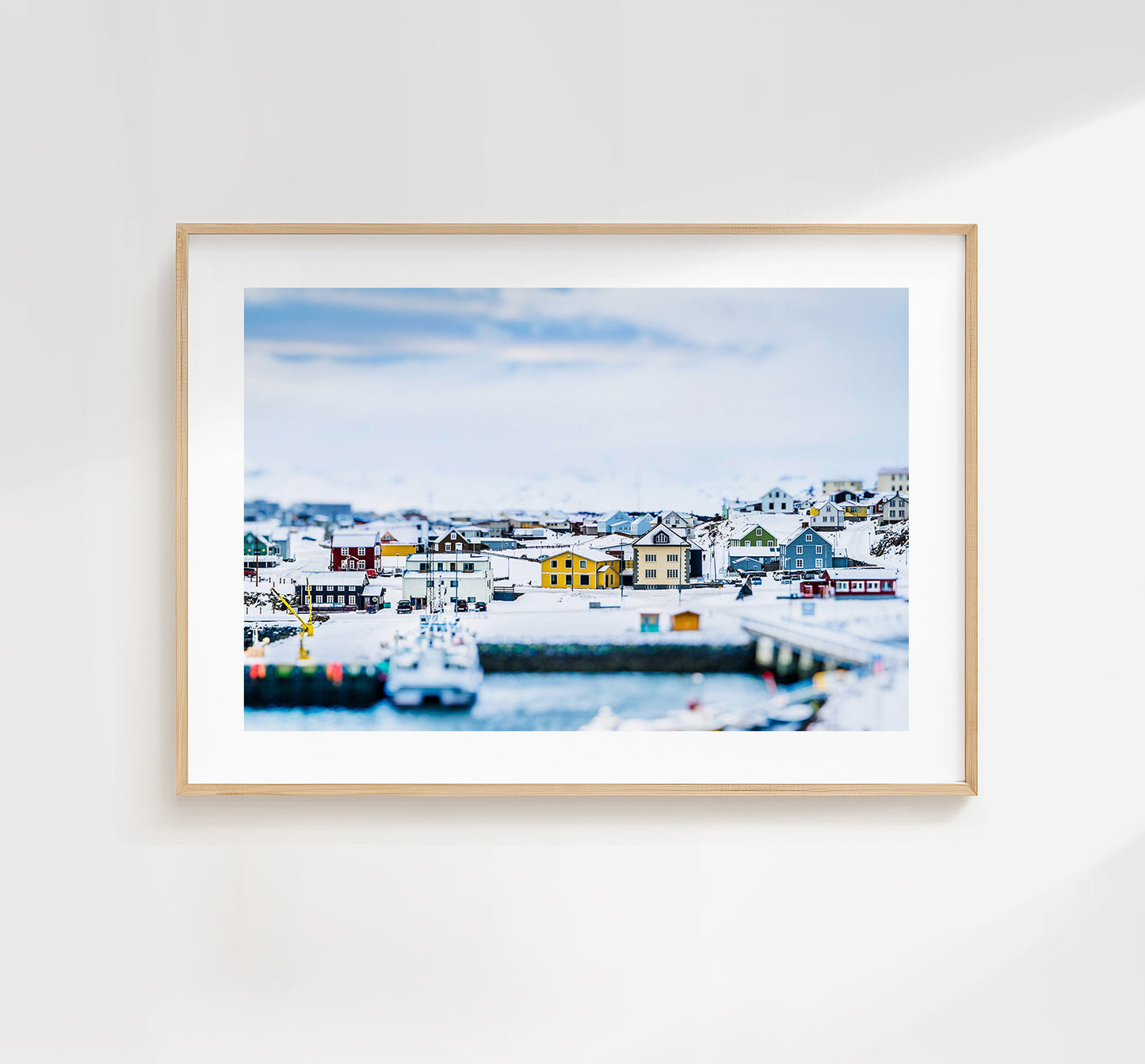 Stykkishólmur Print - Iceland Photography Print - Iceland Wall Art - Iceland Poster - Landscape - Icelandic Houses - Town - Architecture