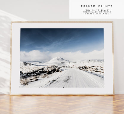 Iceland Landscape Print - Iceland Photography Print - Iceland Wall Art - Iceland Poster - Landscape - Mountains - Contemporary - Minimalist