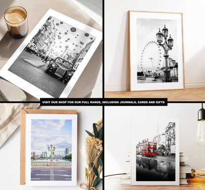 London Monochrome Print Set - London Photography - Fine Art Photography - Black and White Photography - London Prints - London Posters