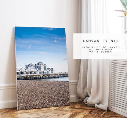 South Parade Pier - Photography Print - Portsmouth and Southsea Prints - Wall Art -  Frame and Canvas Options - Portrait