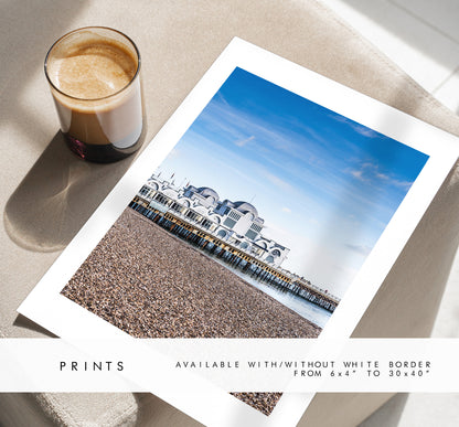 South Parade Pier - Photography Print - Portsmouth and Southsea Prints - Wall Art -  Frame and Canvas Options - Portrait