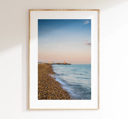 Southsea Beach - Photography Print - Portsmouth and Southsea Prints - Wall Art -  Frame and Canvas Options -  Portrait