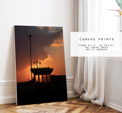 Southsea Sunsets - Photography Print - Portsmouth and Southsea Prints - Wall Art -  Frame and Canvas Options - Portrait