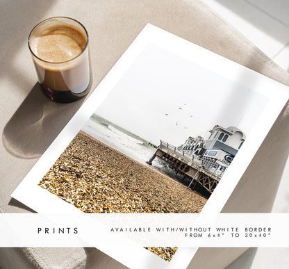 Southsea Pier - Photography Print - Portsmouth and Southsea Prints - Wall Art -  Frame and Canvas Options - Portrait