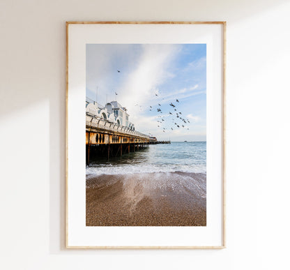 Southsea Print - Photography Print - Portsmouth and Southsea Prints - Wall Art -  Frame and Canvas Options - Portrait