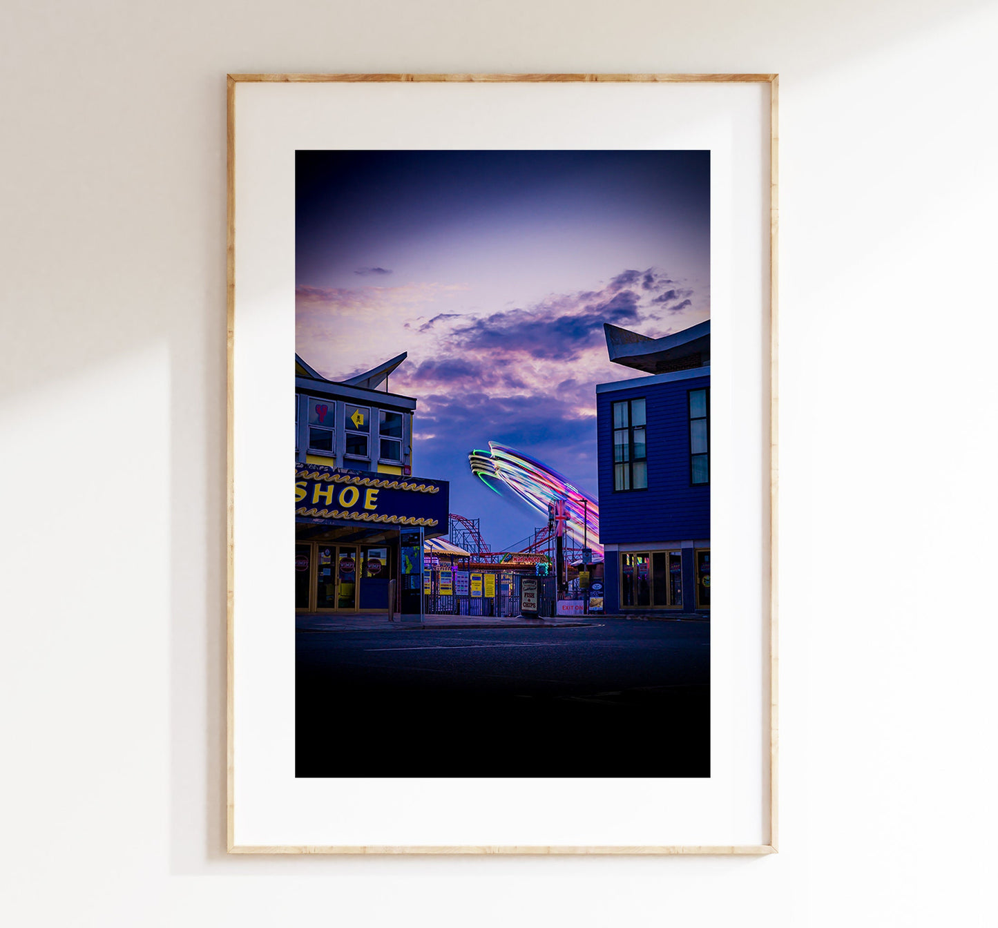 Clarence Pier - Photography Print - Portsmouth and Southsea Prints - Wall Art -  Frame and Canvas Options - Portrait